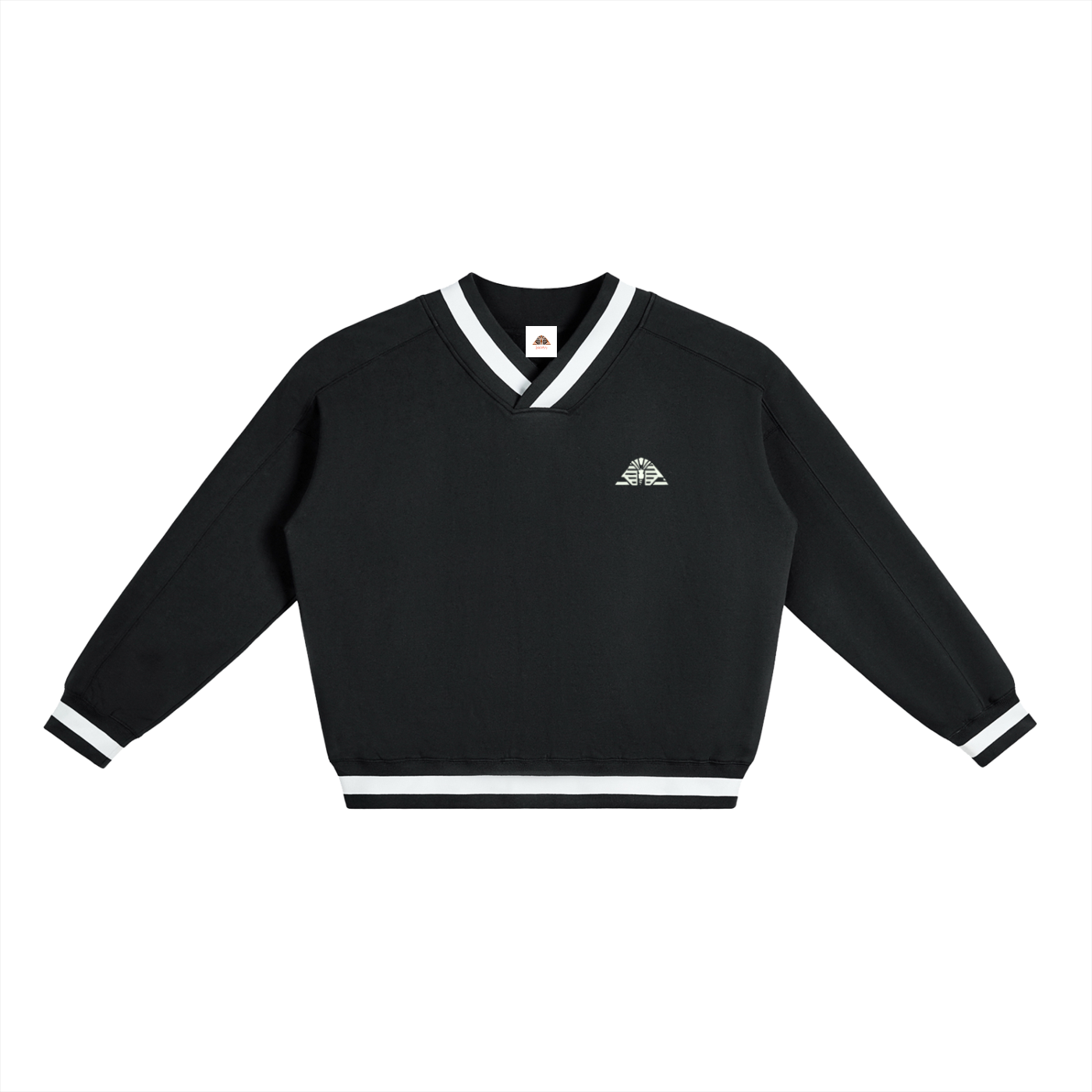 Sueter 100% algodon con corte V Luxors unisex