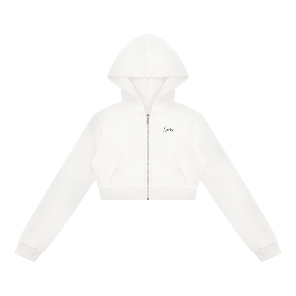 Luxors Women's Cropped Full Zip Hoodie