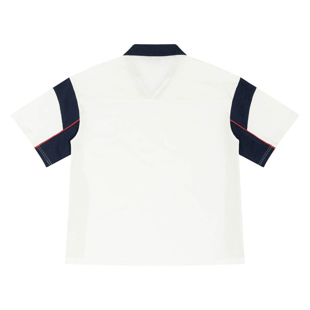 Luxors Unisex Boxy Color Block Polo Shirt