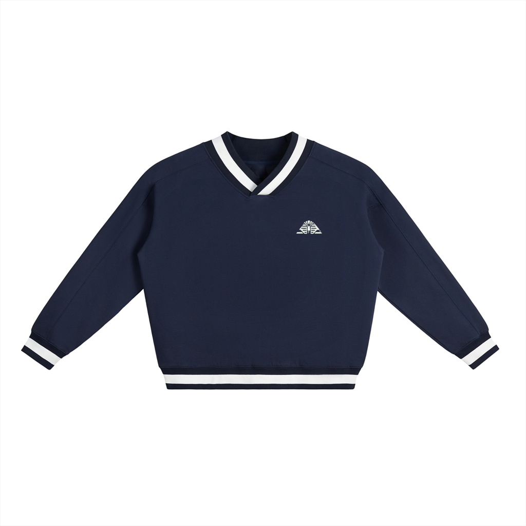 Sueter 100% algodon con corte V Luxors unisex