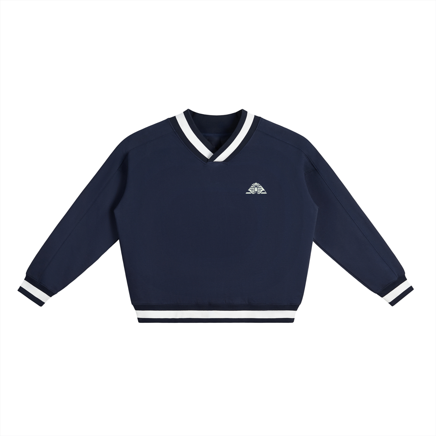 Sueter 100% algodon con corte V Luxors unisex