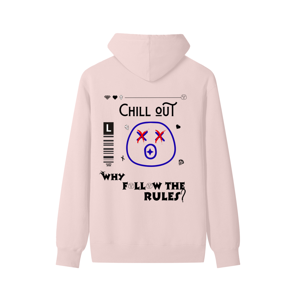 Hoodie unisex Luxors "why follow the rules" 100% algodon