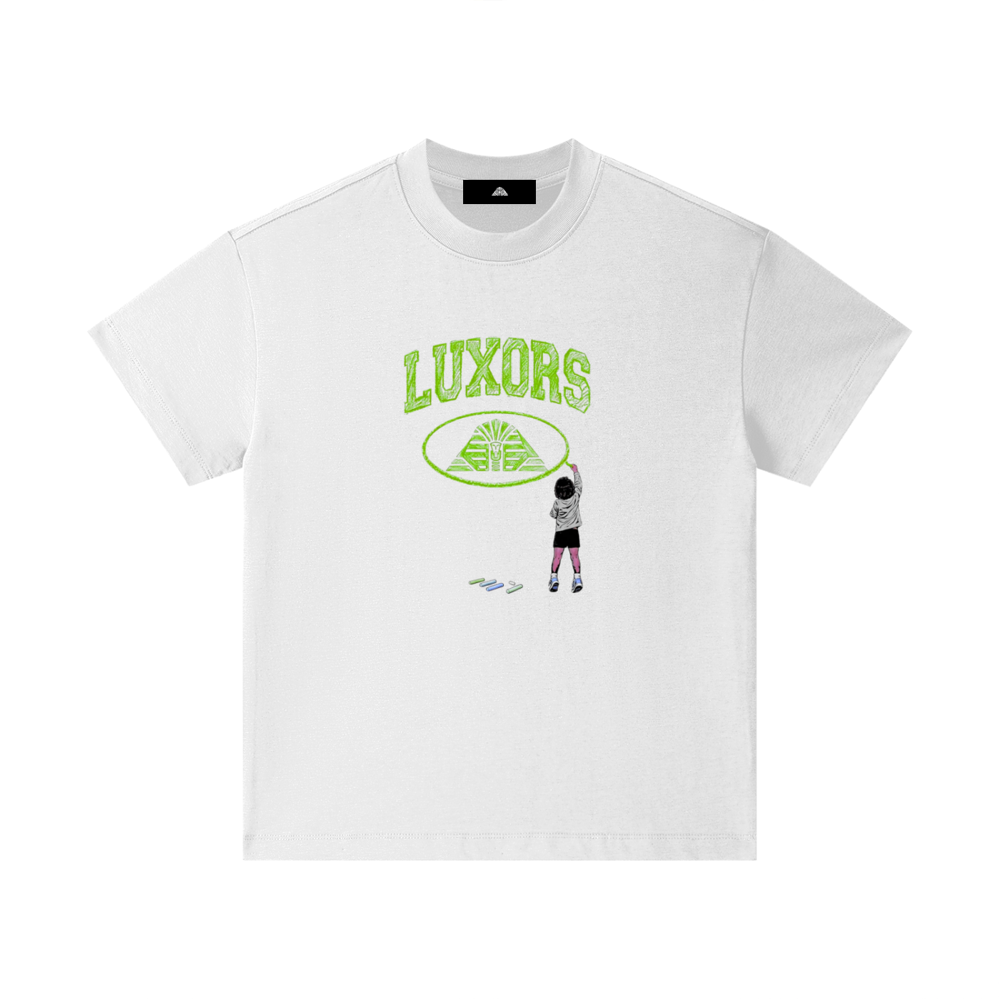 Luxors kids t-shirt Chalk Pyramids