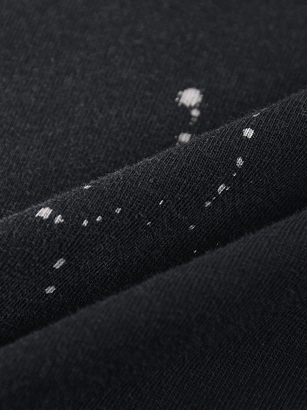 Luxors Hand-Frayed Sunfade Paint Splatter T-Shirt