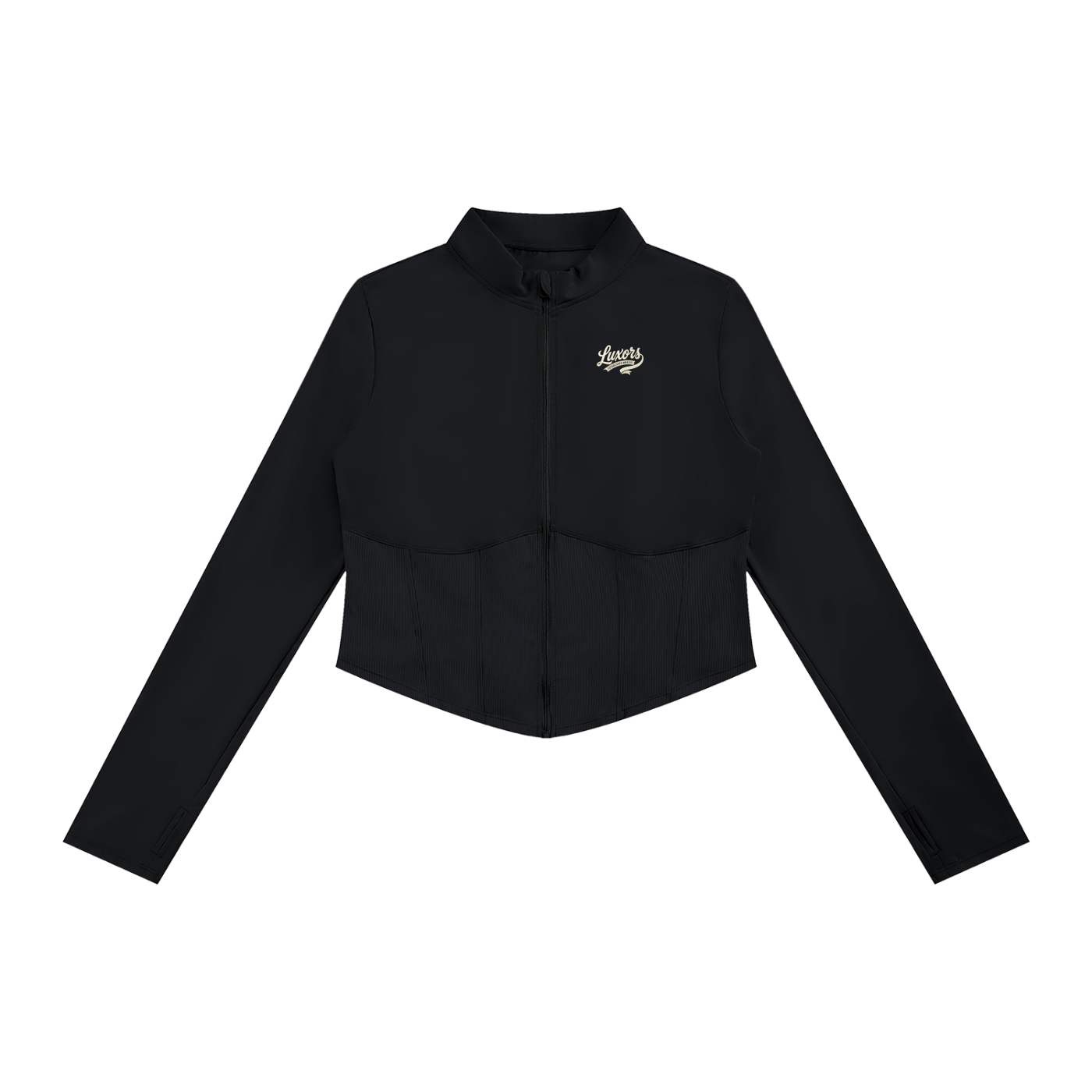 Luxors Women's Slim Fit Full-Zip Yoga Jacket