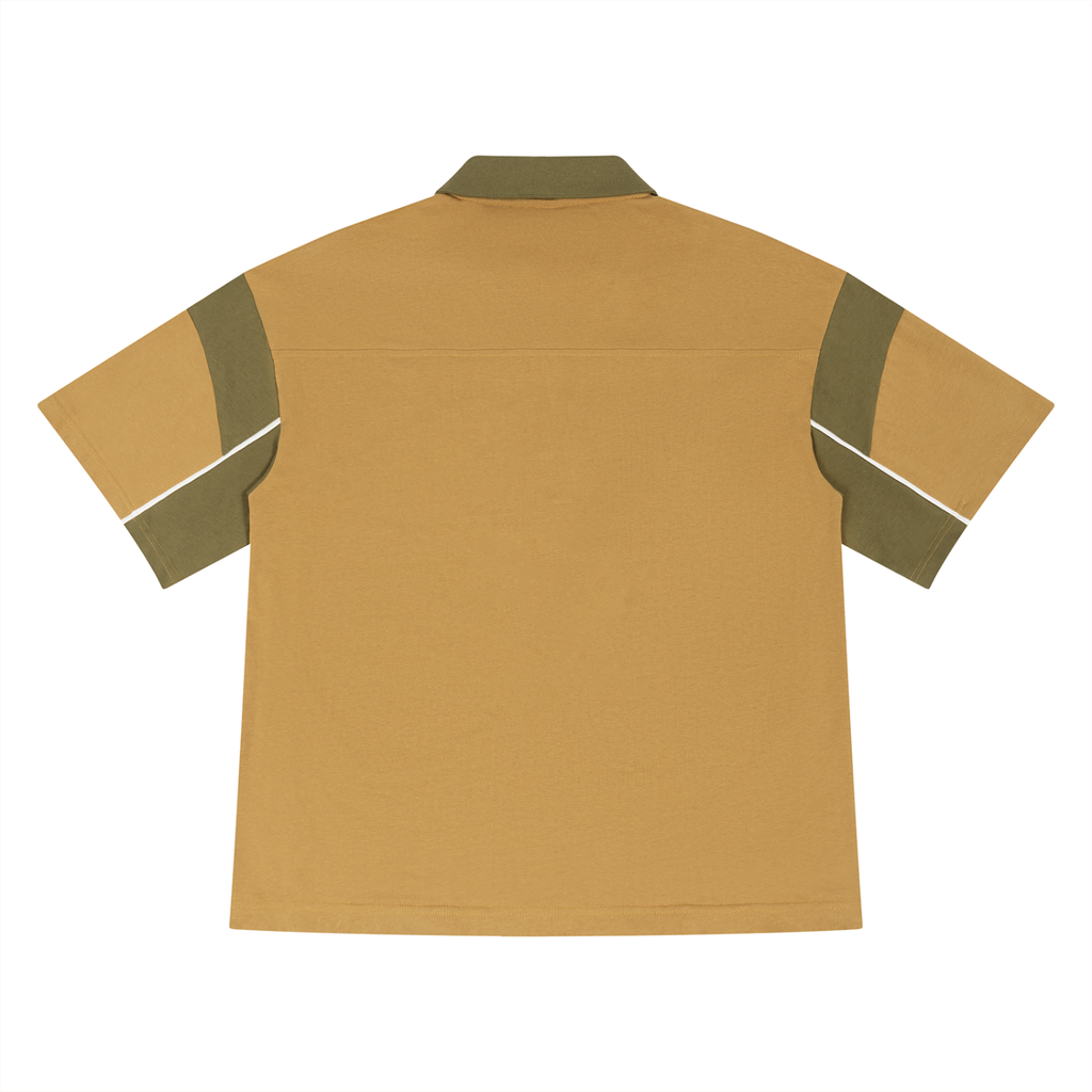Luxors Unisex Boxy Color Block Polo Shirt