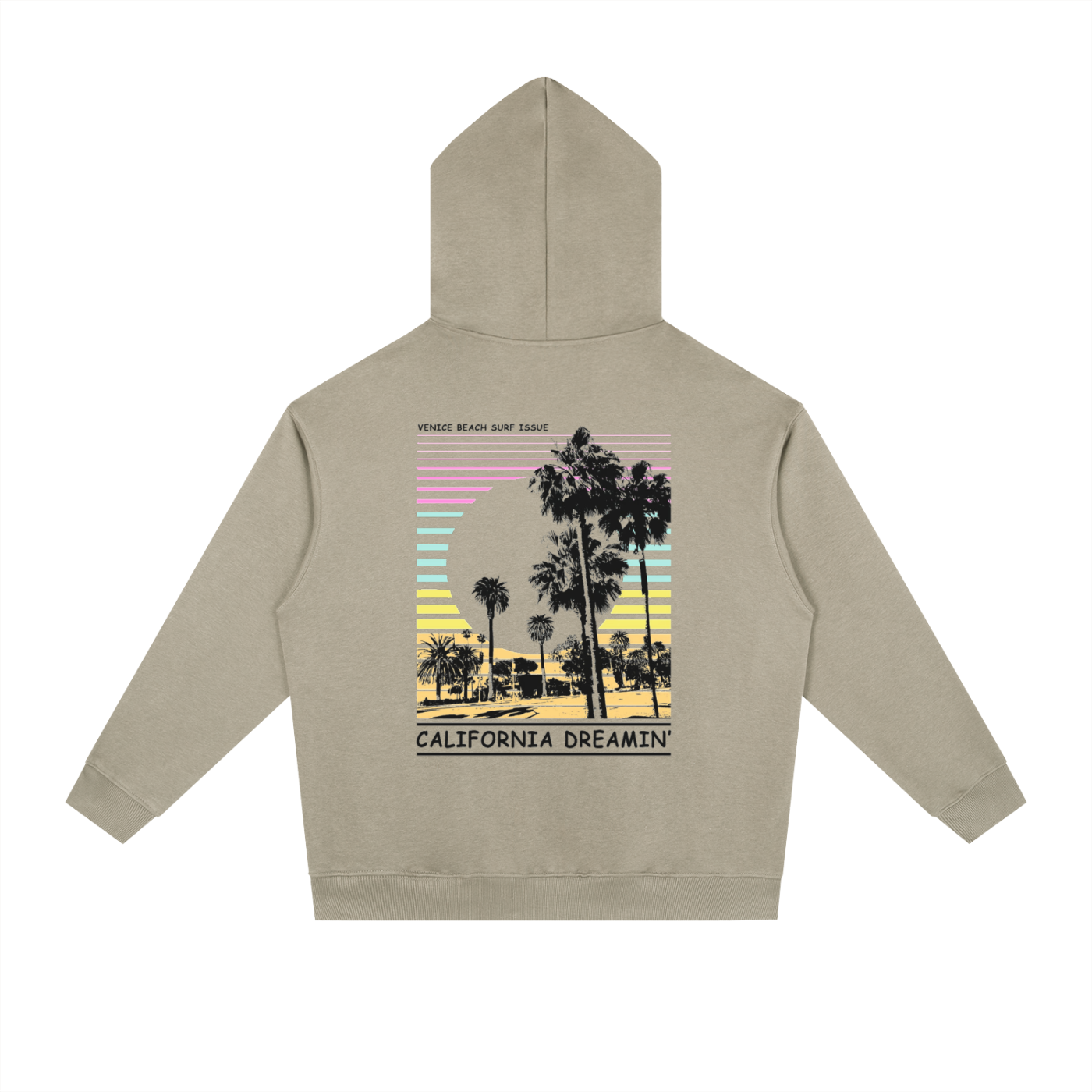 Hoodie California con capucha Luxors unisex de algodon