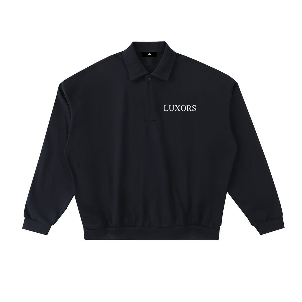 Luxors Heavyweight Fleece Polo Sweatshirt