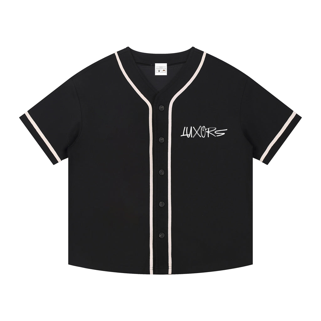 Luxors contrast Piped Button-Up Jersey
