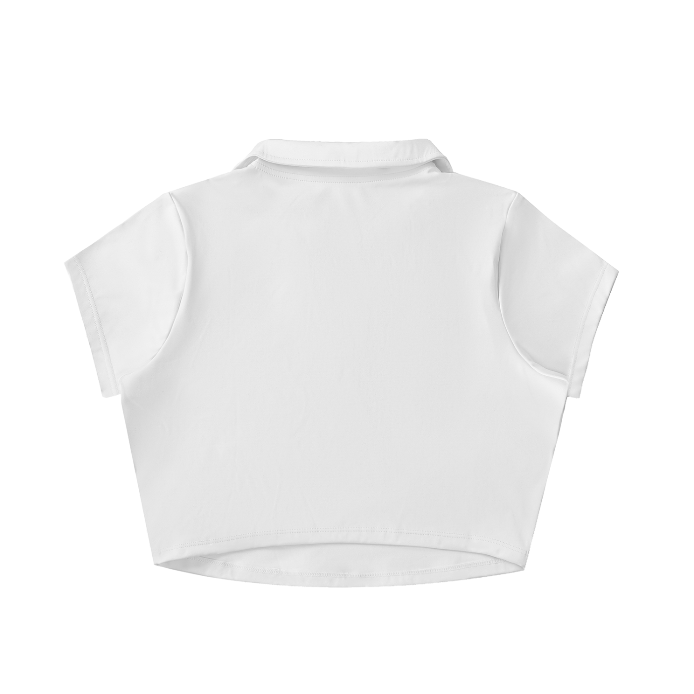Luxors original V-Neck Lapel Crop Top