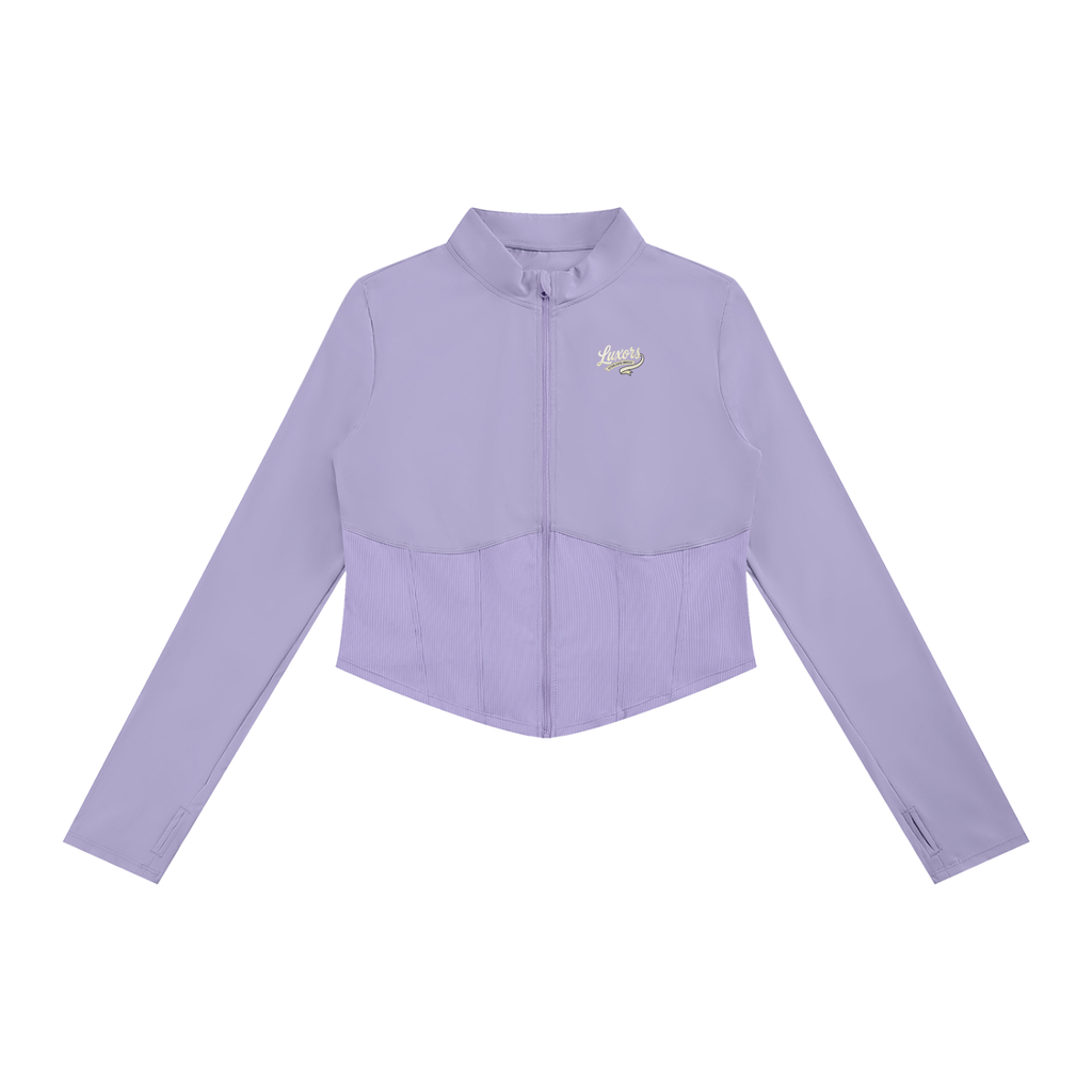 Luxors Women's Slim Fit Full-Zip Yoga Jacket