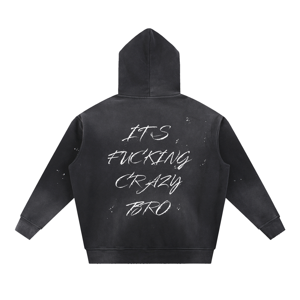 Hoodie unisex Luxors "ITS F#CKING CRAZY BRO"