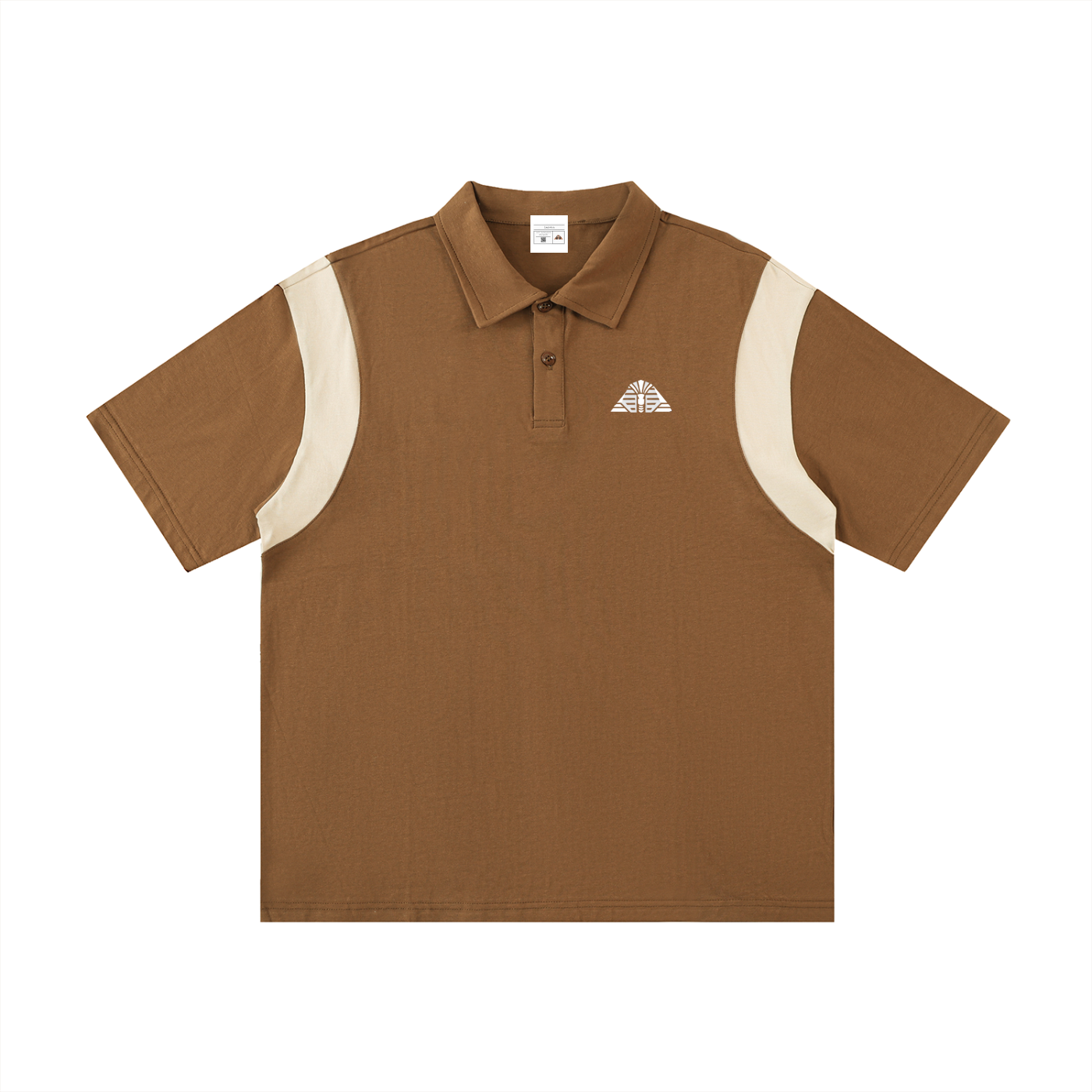 Luxors Contrast unisex Panel Cotton Polo Shirt