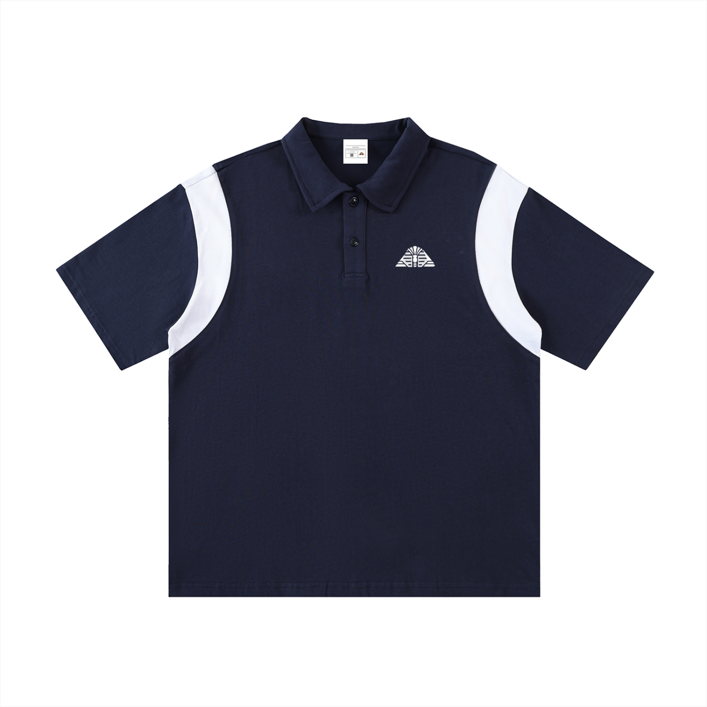 Luxors Contrast unisex Panel Cotton Polo Shirt