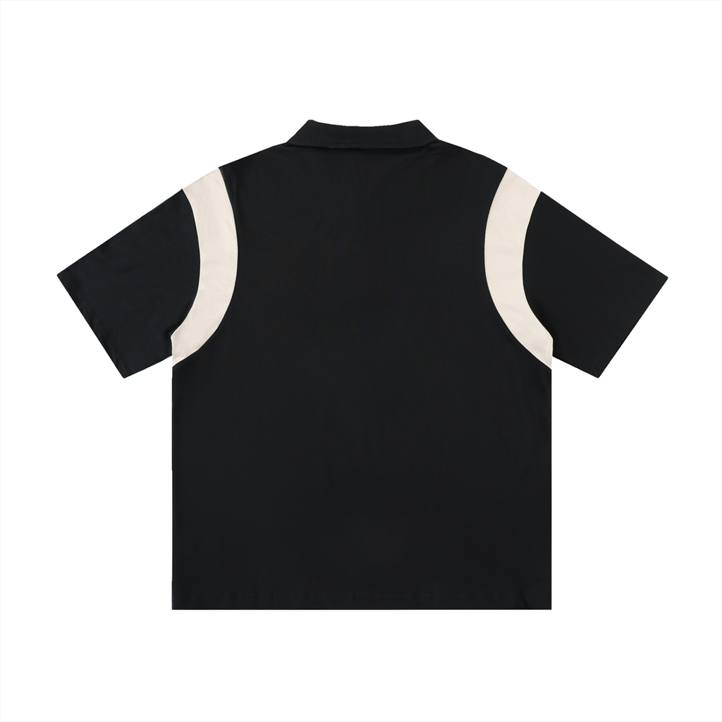 Luxors Contrast unisex Panel Cotton Polo Shirt