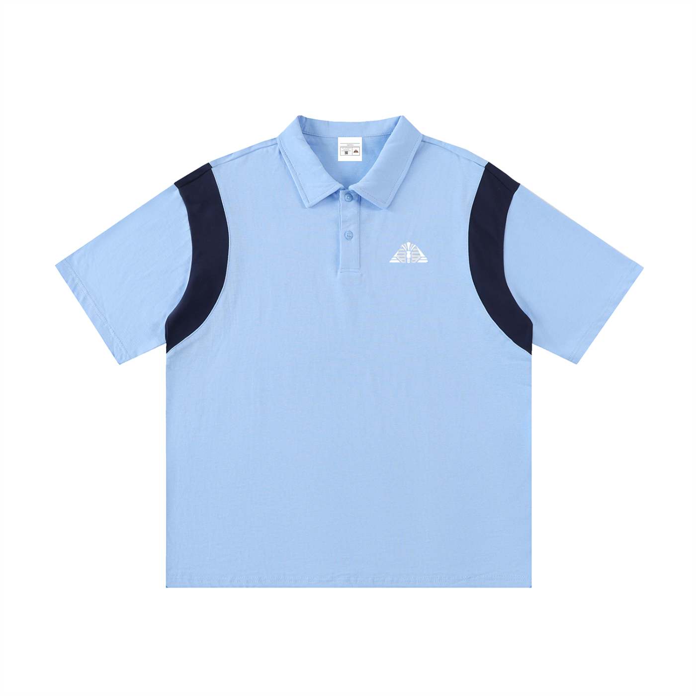 Luxors Contrast unisex Panel Cotton Polo Shirt