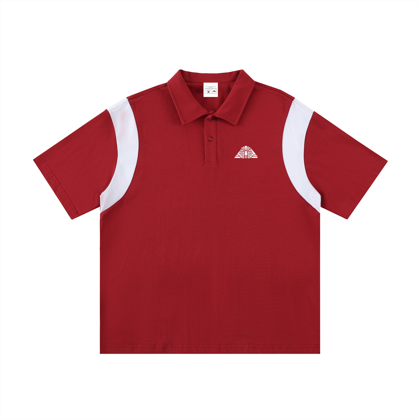 Luxors Contrast unisex Panel Cotton Polo Shirt