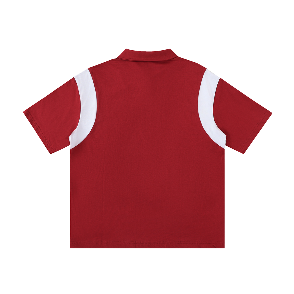 Luxors Contrast unisex Panel Cotton Polo Shirt
