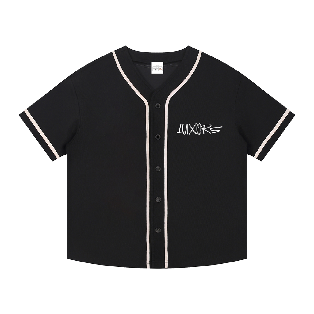 Luxors contrast Piped Button-Up Jersey