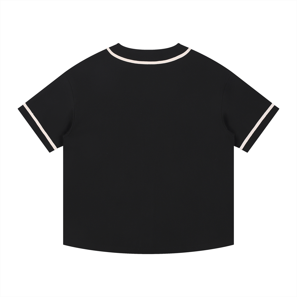 Luxors contrast Piped Button-Up Jersey