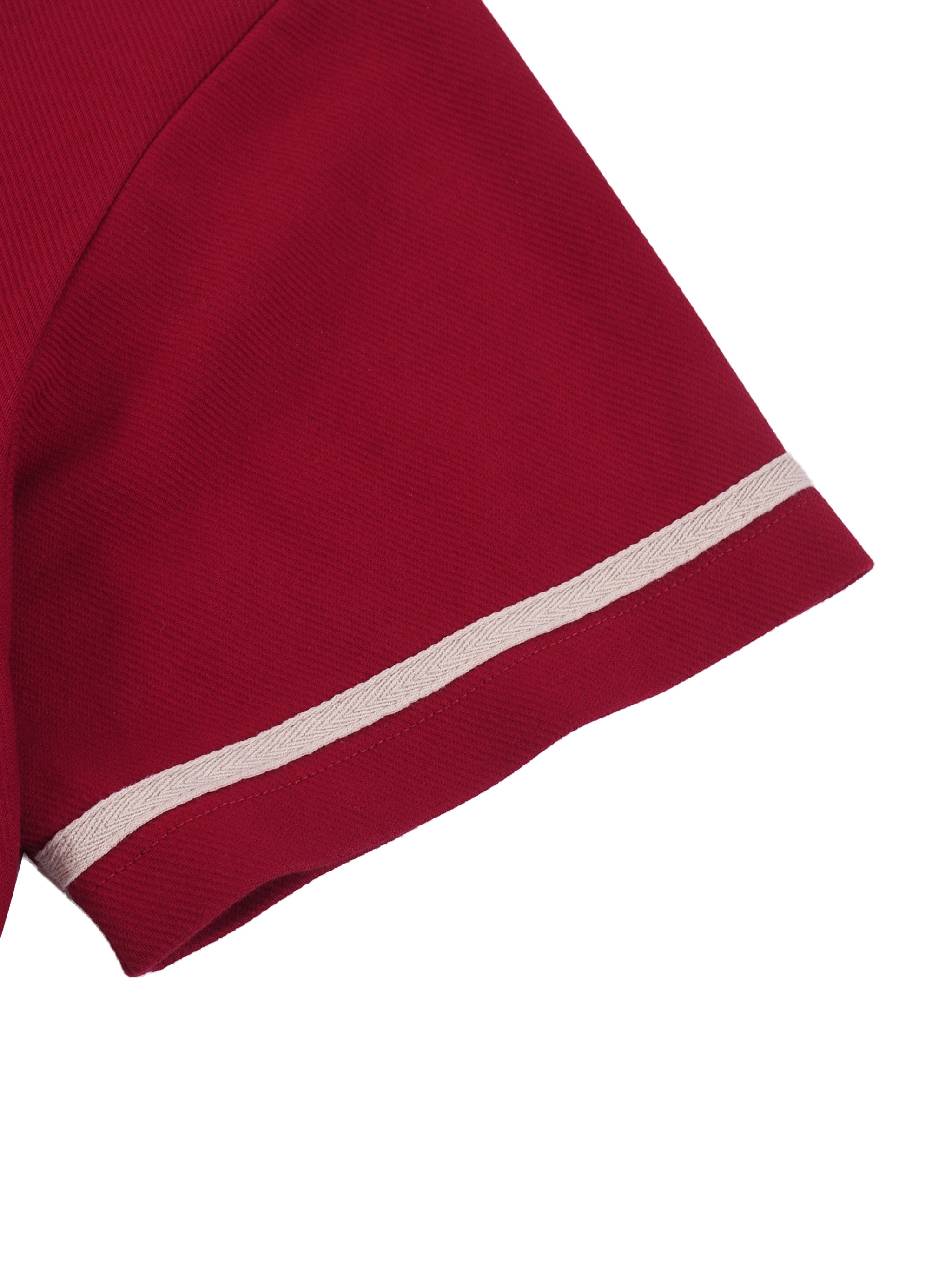 Luxors contrast Piped Button-Up Jersey