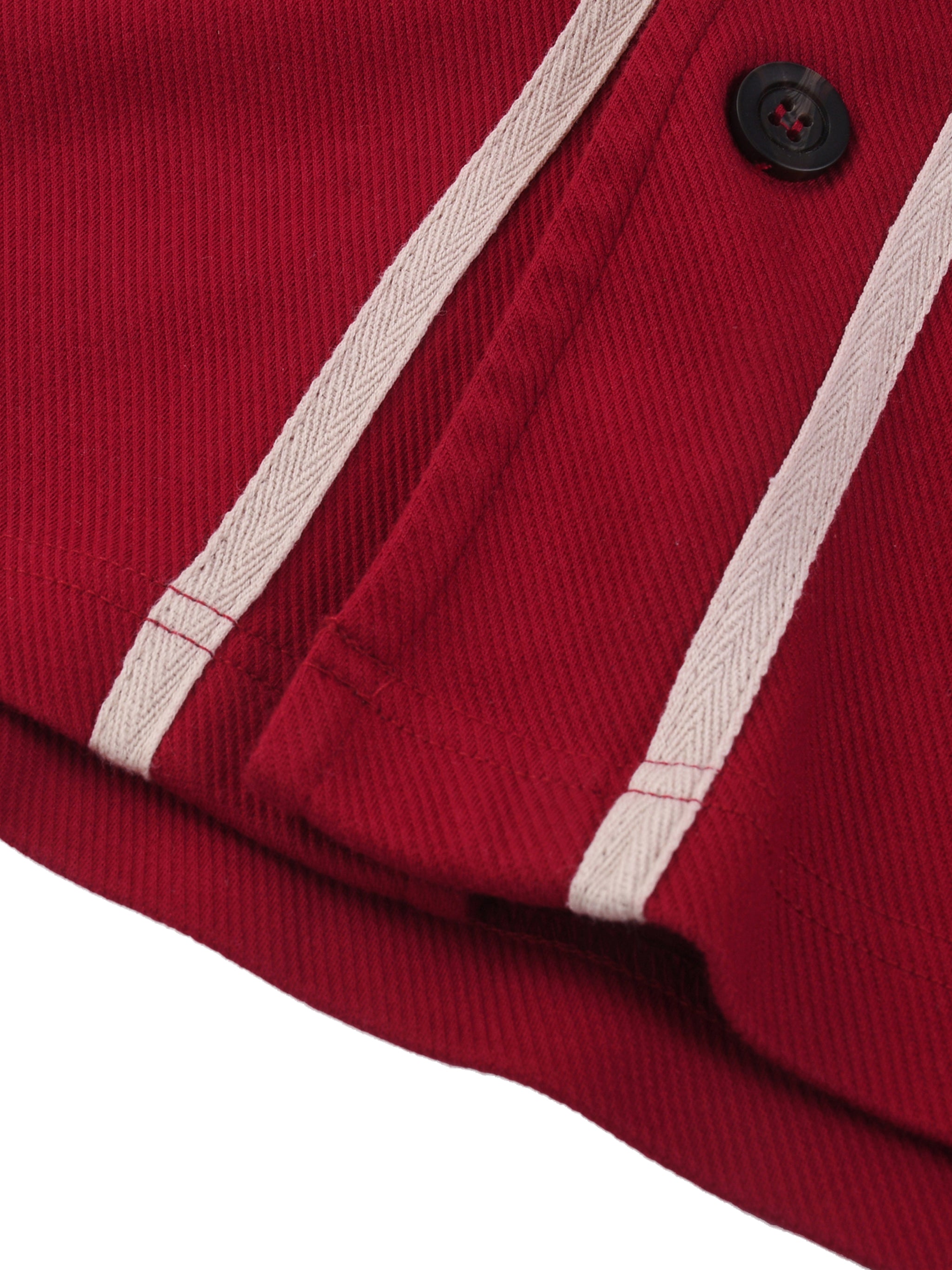 Luxors contrast Piped Button-Up Jersey