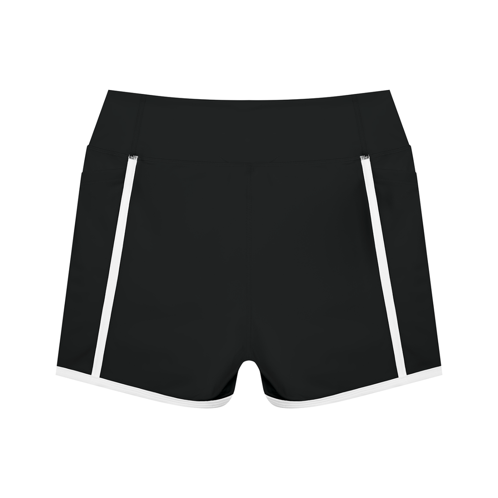 Luxors Women's High Waisted Yoga Biker Shorts