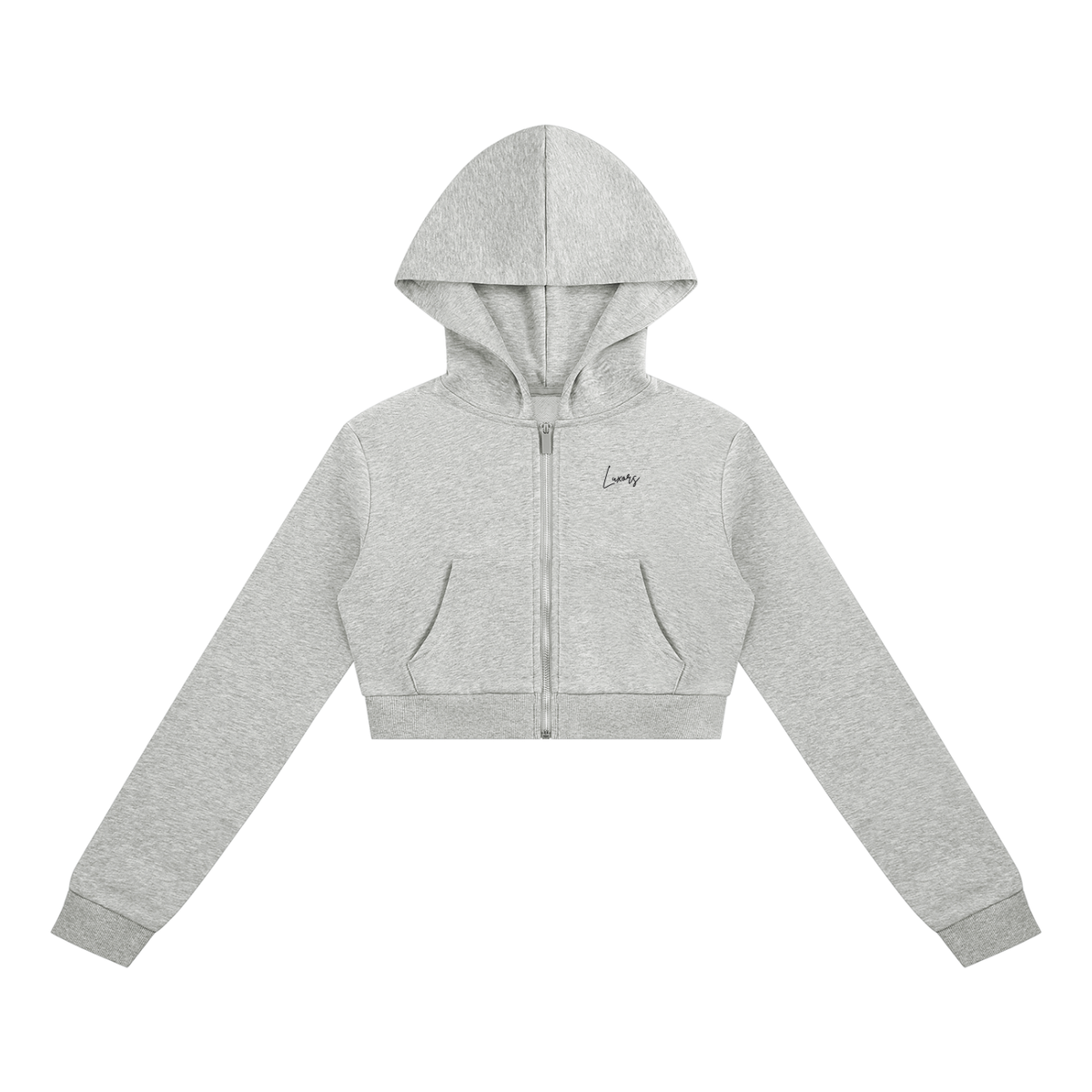 Luxors Women's Cropped Full Zip Hoodie