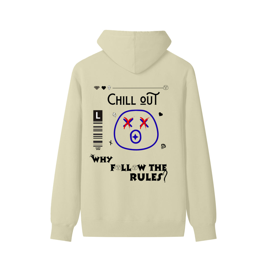 Hoodie unisex Luxors "why follow the rules" 100% algodon