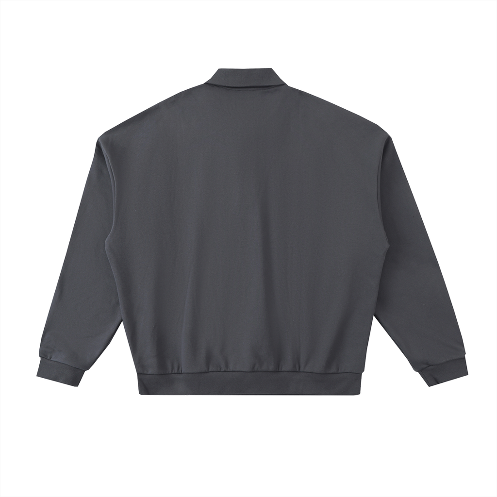 Luxors Heavyweight Fleece Polo Sweatshirt