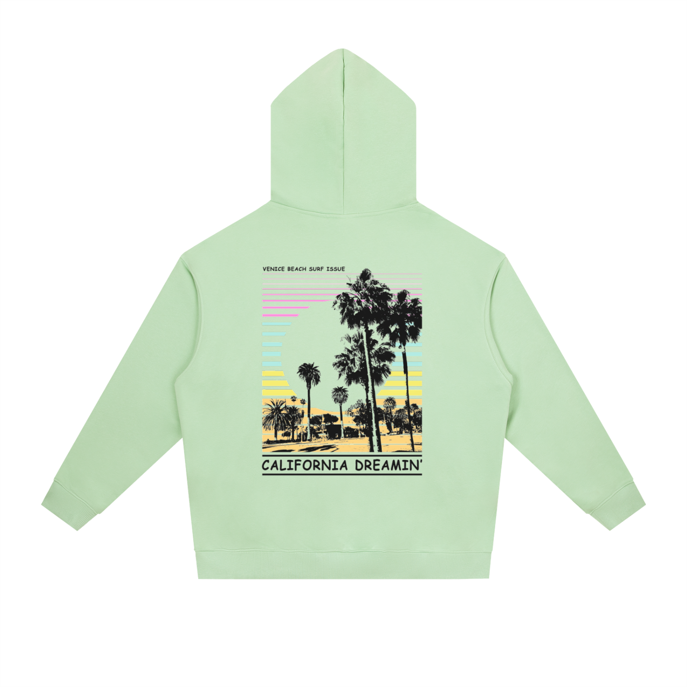 Hoodie California con capucha Luxors unisex de algodon