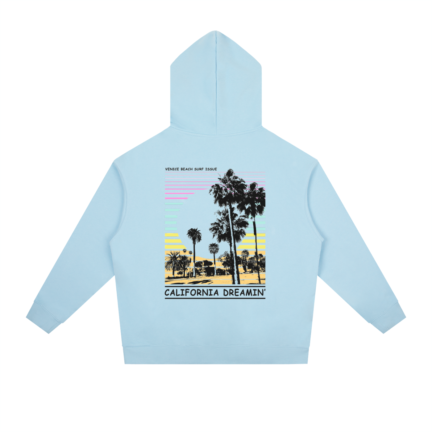 Hoodie California con capucha Luxors unisex de algodon