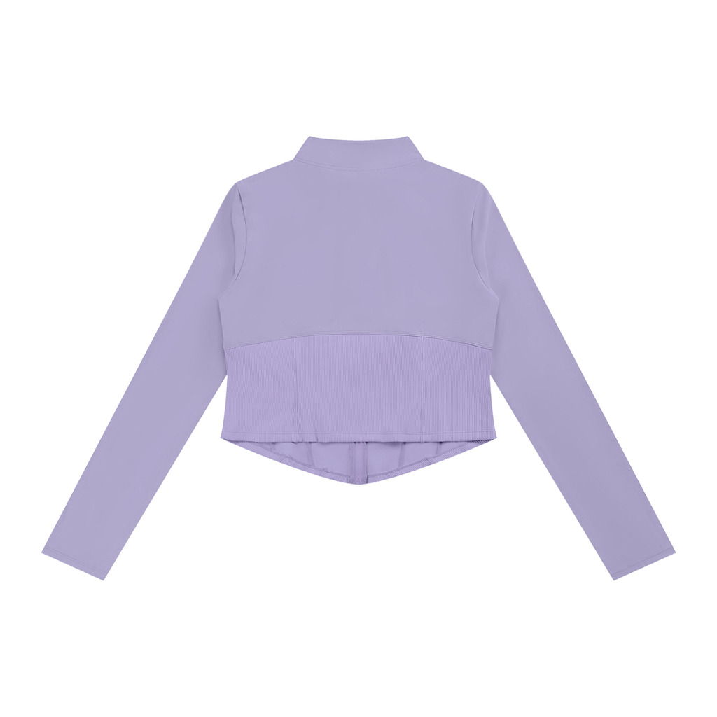 Luxors Women's Slim Fit Full-Zip Yoga Jacket