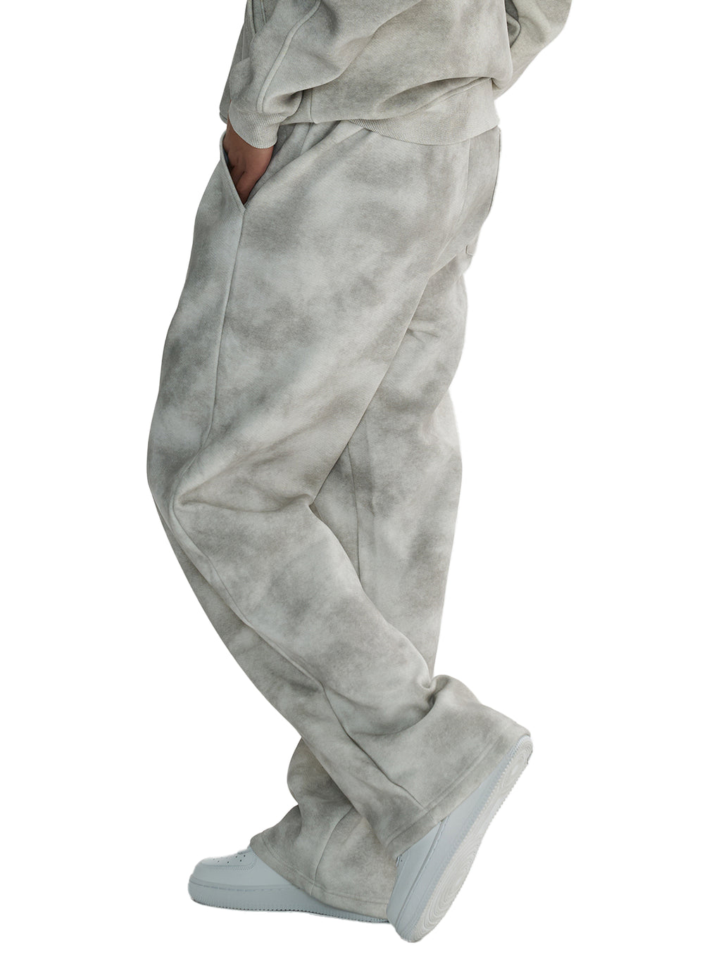 Luxors dirty Washed Fleece Sweatpants