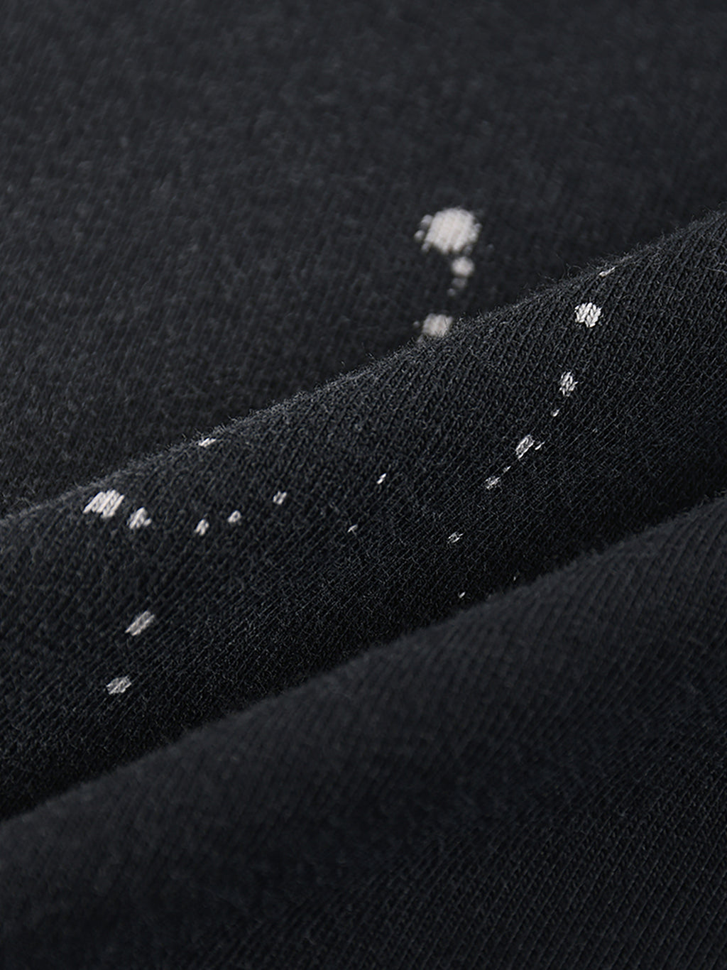 Luxors Hand-Frayed Sunfade Paint Splatter T-Shirt