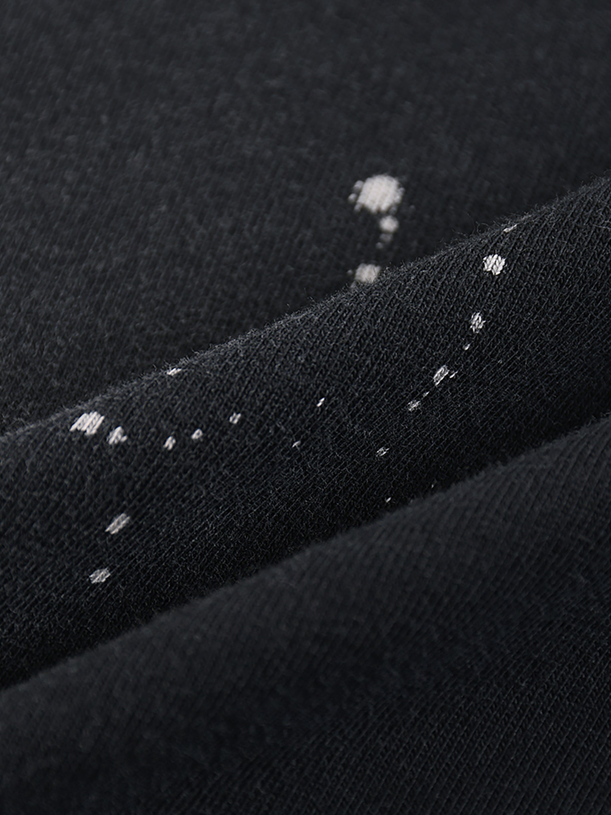 Luxors Hand-Frayed Sunfade Paint Splatter T-Shirt