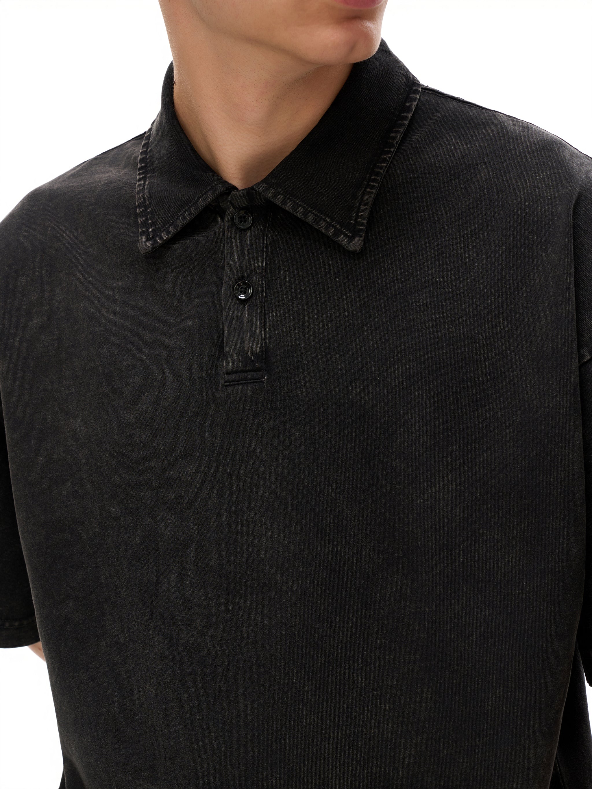 Luxors Heavyweight Snow-Washed Polo T-Shirt