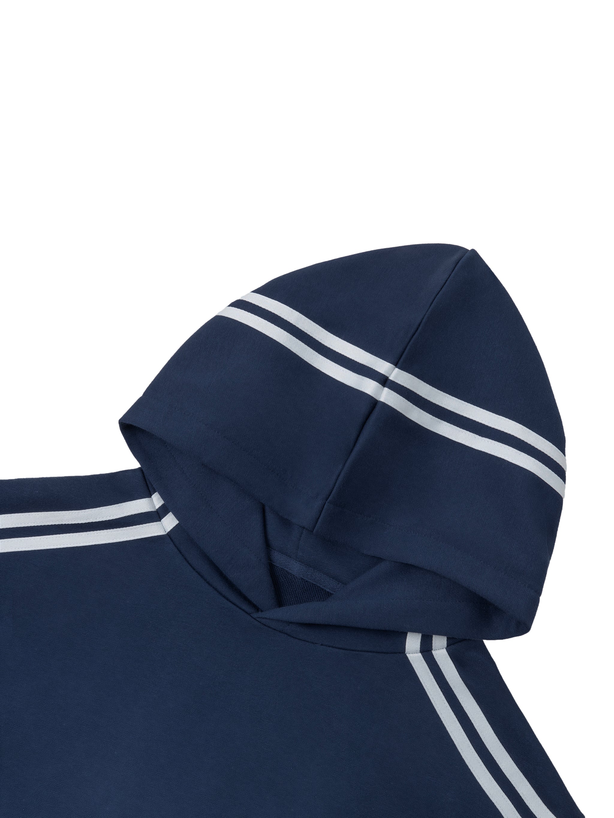 Contrast Side Stripe Cropped Hoodie Luxors original