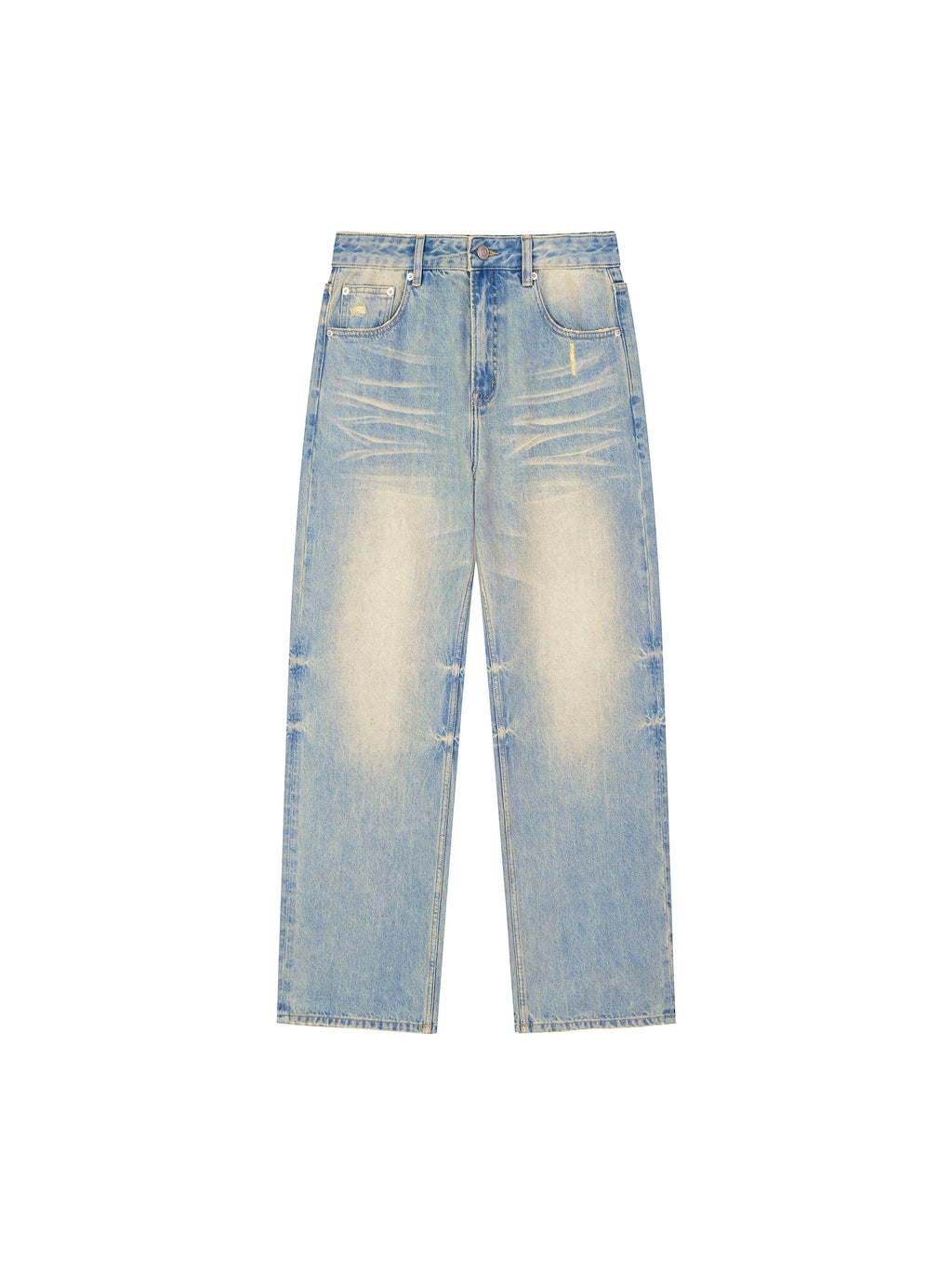Luxors Sun Fade Raw Hem Denim Jeans